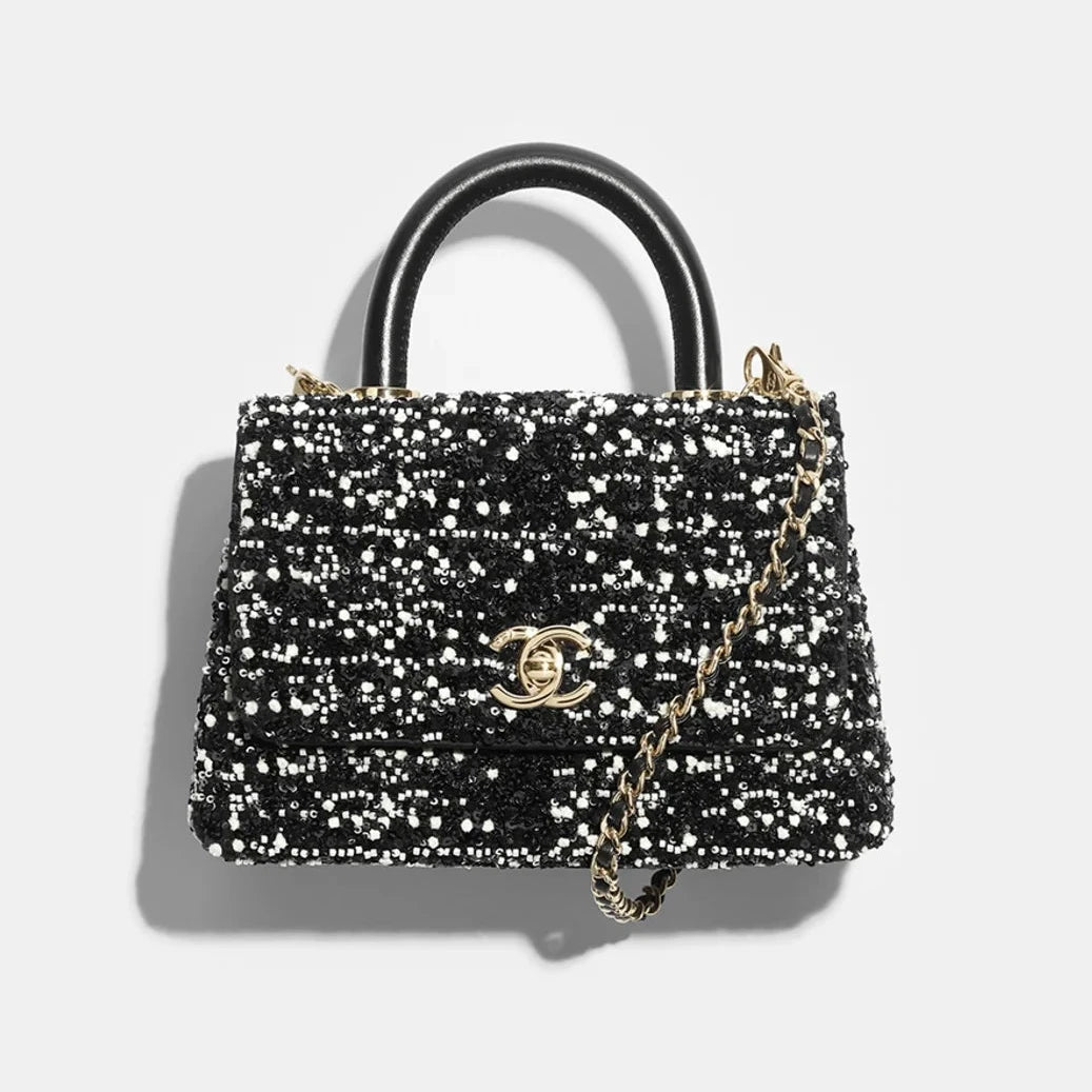 MINI SAC À RABAT AVEC POIGNÉE